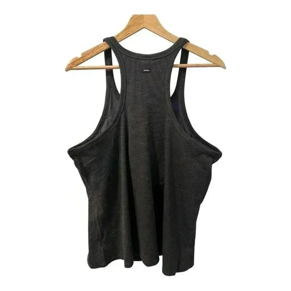 PrAna Becksa Tank Plus Black Size 1X UPF 50+ Shelf Bra Compression Stretch NWT - Picture 5 of 11